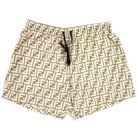 reflective fendi shorts|men's fendi shorts.